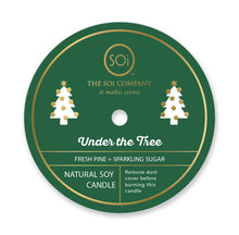 Load image into Gallery viewer, Tree & Gift 12oz Icon Candle