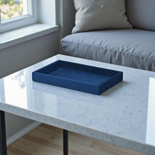 Load image into Gallery viewer, Cantora 9" Velvet-Lined Rectangular Catchall Tray
