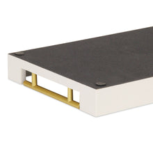 Load image into Gallery viewer, Lusan Modern Faux Leather Decorative Tray, 15.75"
