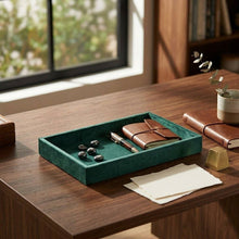 Load image into Gallery viewer, Cantora 9" Velvet-Lined Rectangular Catchall Tray
