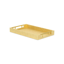 Load image into Gallery viewer, Lusan Modern Faux Leather Decorative Tray, 15.75"
