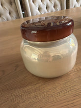 Load image into Gallery viewer, Capri Blue glass jar candle with glass top volcano scent
