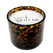Load image into Gallery viewer, Fig &amp; Aged Oak Amber Tortoise Soy Blend Candle
