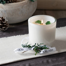 Load image into Gallery viewer, Evergreen &amp; Pine Stone Candle
