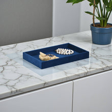 Load image into Gallery viewer, Cantora 9" Velvet-Lined Rectangular Catchall Tray
