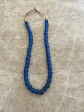 Load image into Gallery viewer, Bright Blue recycled beads
